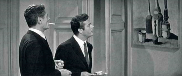 «Сладкая жизнь» Федерико Феллини <br />(кадр из фильма). 1960